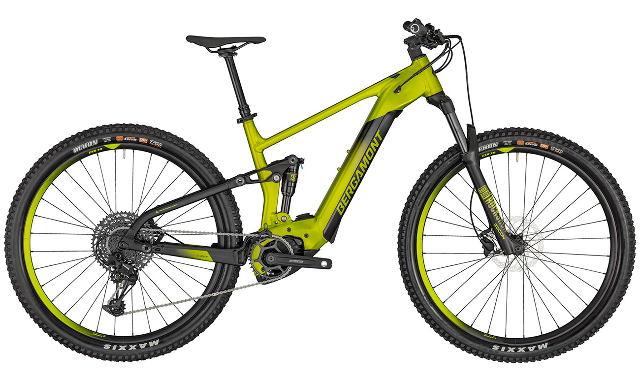 Фотографія Велосипед Bergamont E-Contrail Pro 29" (2020) 2020 Зелено-чорний 